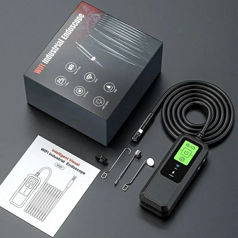 W600 1m Hard Wire 8mm Dual Lens Endoscope 2.0MP 1080P Inspection Camera HD Industrial Borescope W600 1m Hard Wire 8mm Dual Lens Endoscope 2.0MP 1080P Inspection Camera HD Industrial Borescope